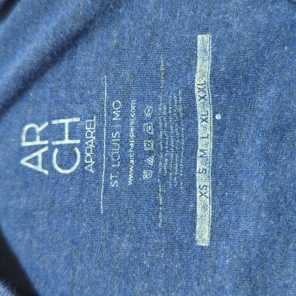 Arch Apparel Men's Short Sleeve Graphic St. Louis Hockey Tee Size XL - Picture 5 of 5